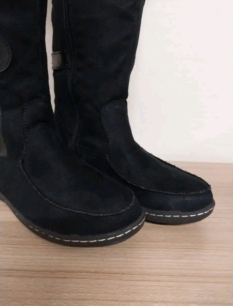 여성 에어워크 블랙 롱부츠 (235) 이미지