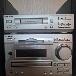 소니sony 앰프 cd MD 카세트 오디오 세트로 팝니다 이미지