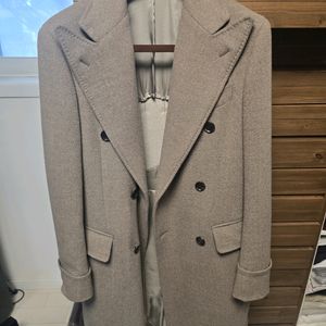 링자켓 로로피아나 원단 다크베이지 폴로 코트 48(50) 이미지