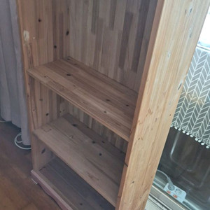 원목 3단 책장 이미지