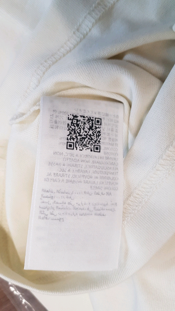 NA42정품새상품>아미 드 꾀흐 빅로고 반팔티 (베이지 / 아이보리) 이미지