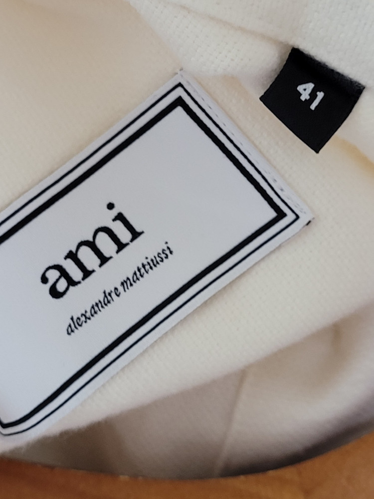 [41] 아미 오프화이트 하트자수 셔츠 P20HC024 408 이미지