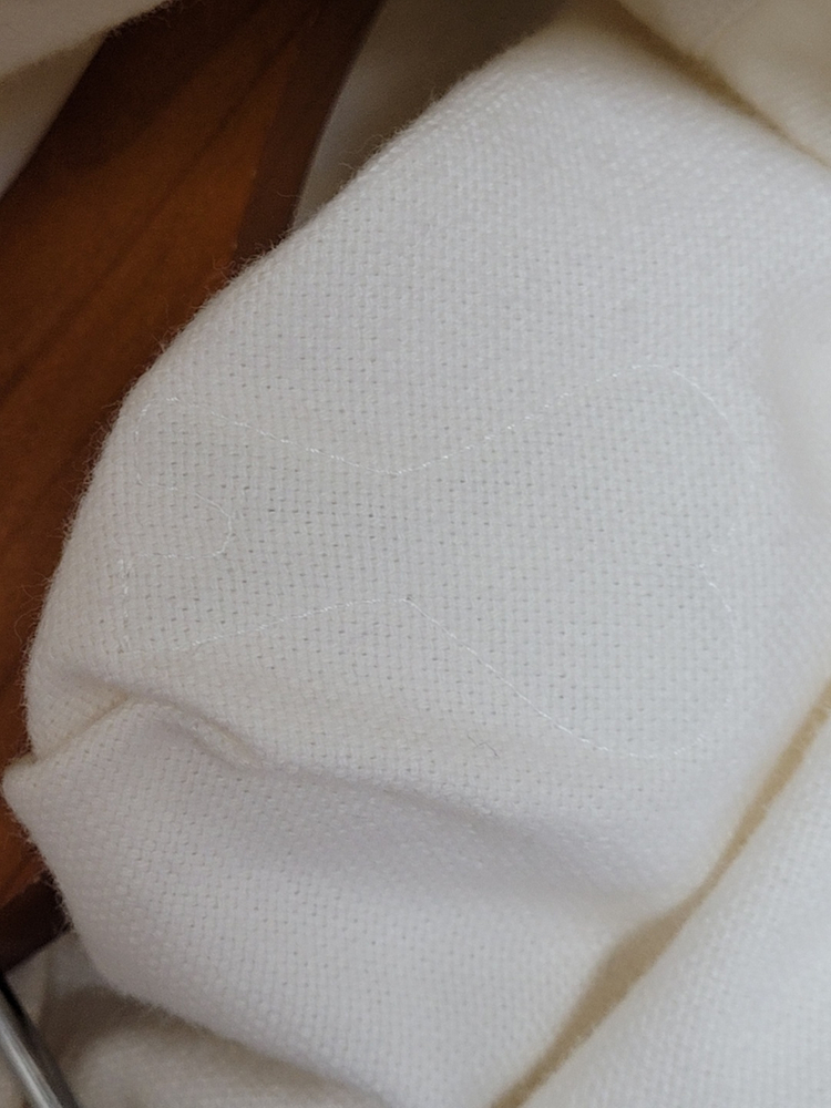 [41] 아미 오프화이트 하트자수 셔츠 P20HC024 408 이미지