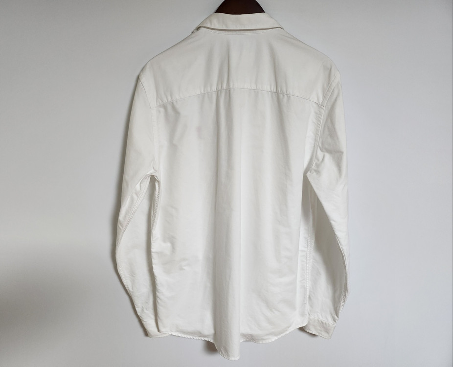 아미 화이트 스몰 하트자수 옥스포드 셔츠 41 BFHC013 45 이미지