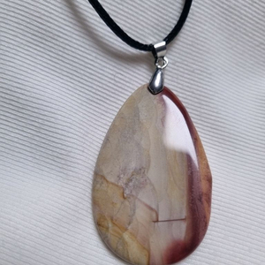 천연석 다색 마노 펜던트 원석목걸이 이미지