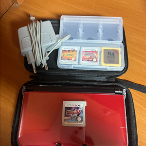 닌텐도 3DS XL 구큰다수 레드 풀세트 이미지