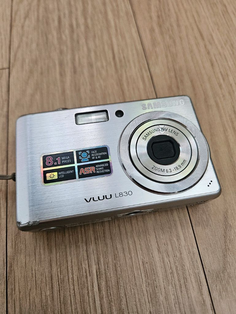 삼성 디지털카메라 VLUU L830 실버 빈티지디카 디카 판매합니다 이미지