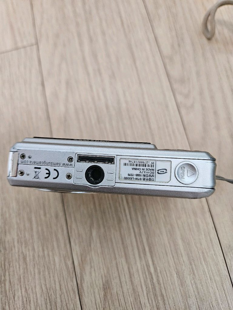 삼성 디지털카메라 VLUU L830 실버 빈티지디카 디카 판매합니다 이미지