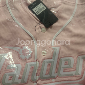 SSG랜더스 25시즌 벛꽃유니폼 핑크니폼 120사이즈 새상품 판매합니다. 이미지