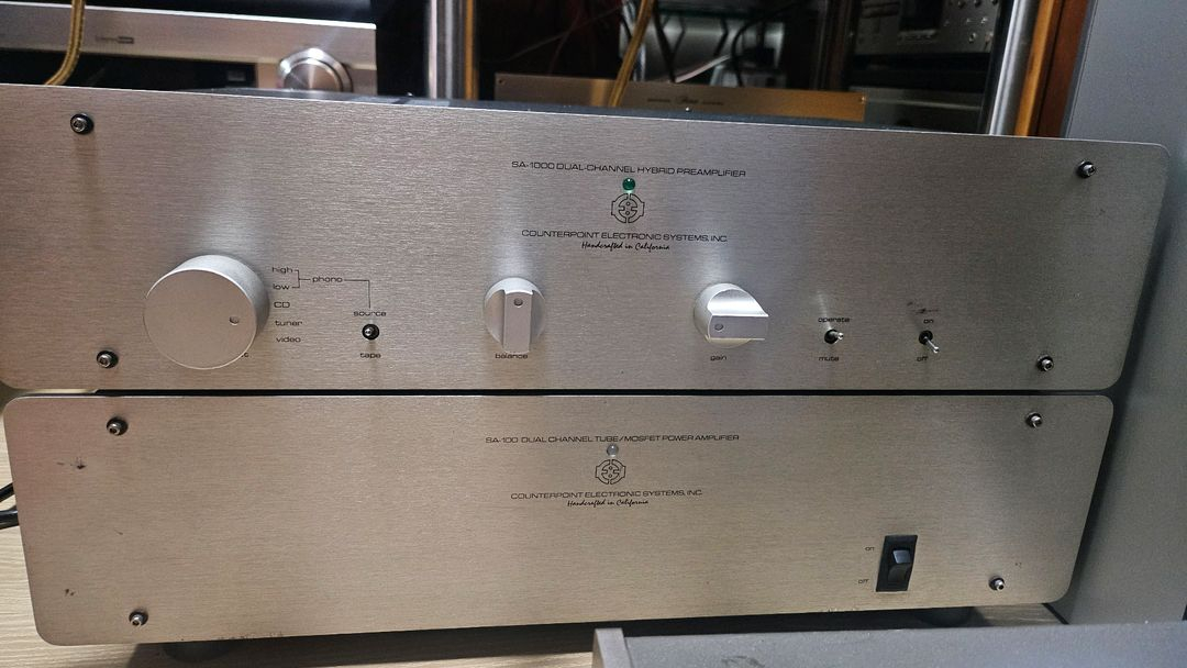 진공관 프리 파워 카운터포인트 SA-1000, SA-100 이미지