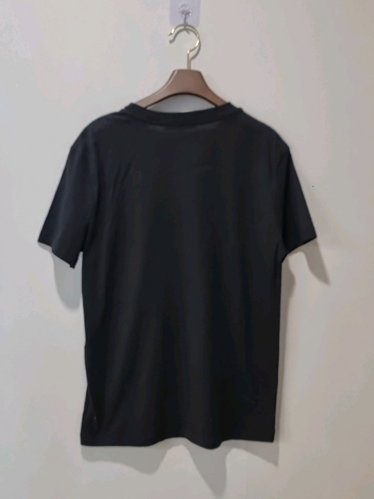 마쥬 여성 블랙 COSMIC 레인보우 그래픽 반팔 티셔츠 이미지