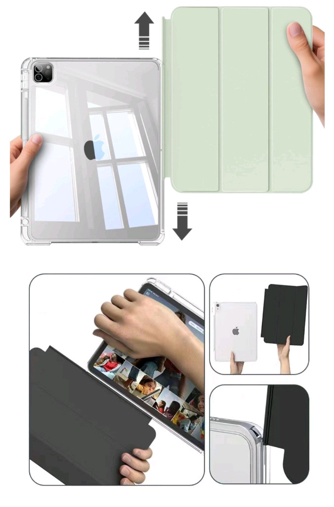 제이로드 아이패드 애플펜슬 수납 케이스/ 아이패드 프로 7세대 13인치 케이스/ 그레이 색상 이미지