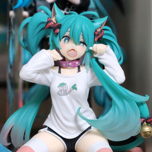 하츠네 미쿠 네코미미 티셔츠ver 데스크탑 피규어 이미지