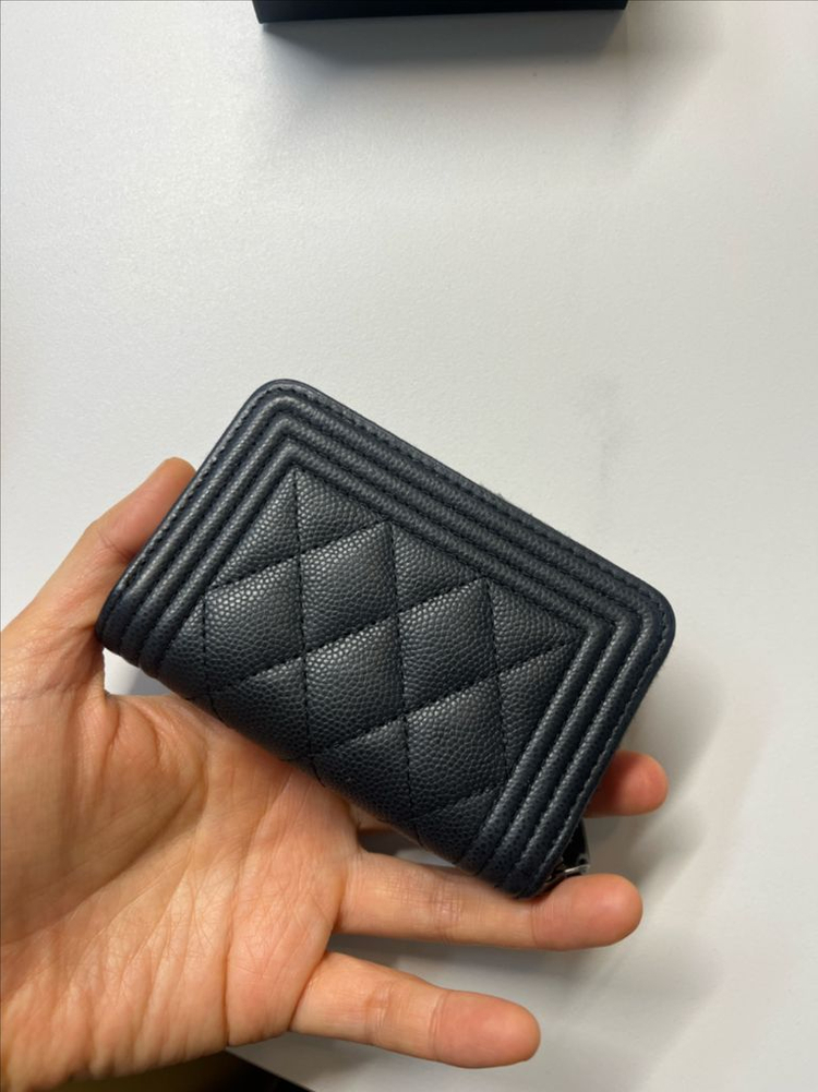 샤넬 보이 캐비어 카드지갑 정품 이미지