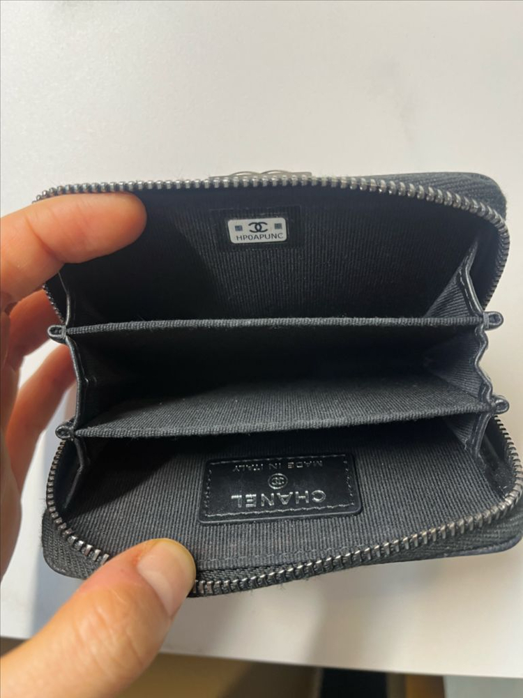 샤넬 보이 캐비어 카드지갑 정품 이미지