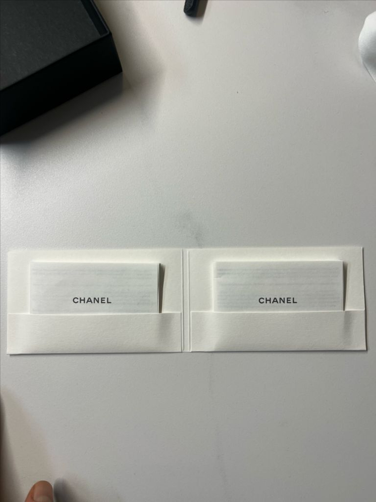 샤넬 보이 캐비어 카드지갑 정품 이미지