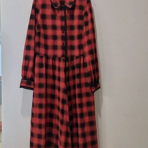 클로디피에르 체크 원피스 38사이즈 (55~66 추천) 이미지