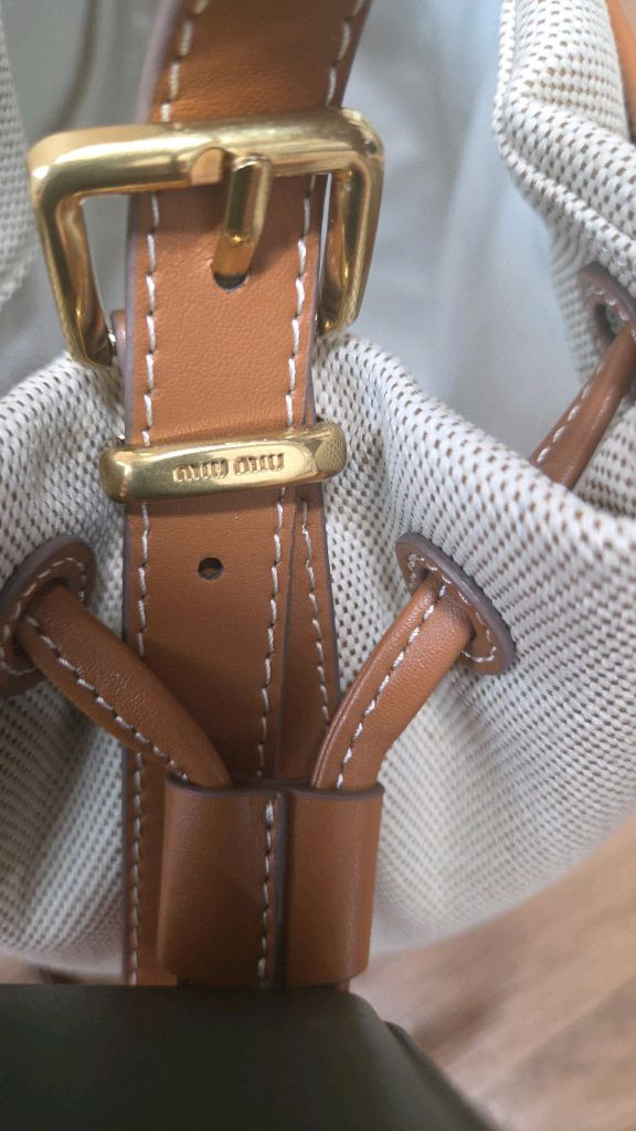 미땡 캔버스 버킷백 이미지