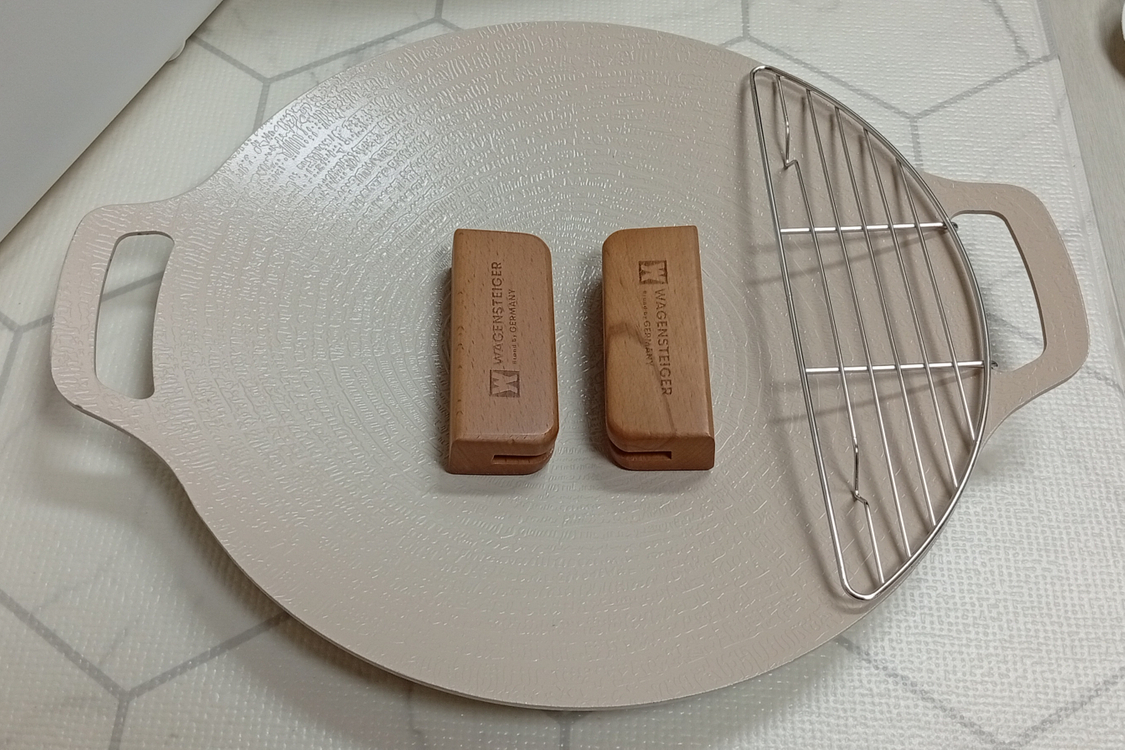 바겐슈타이거 인덕션 IH 세라믹 그리들팬 아이보리 세트 판매 합니다 이미지