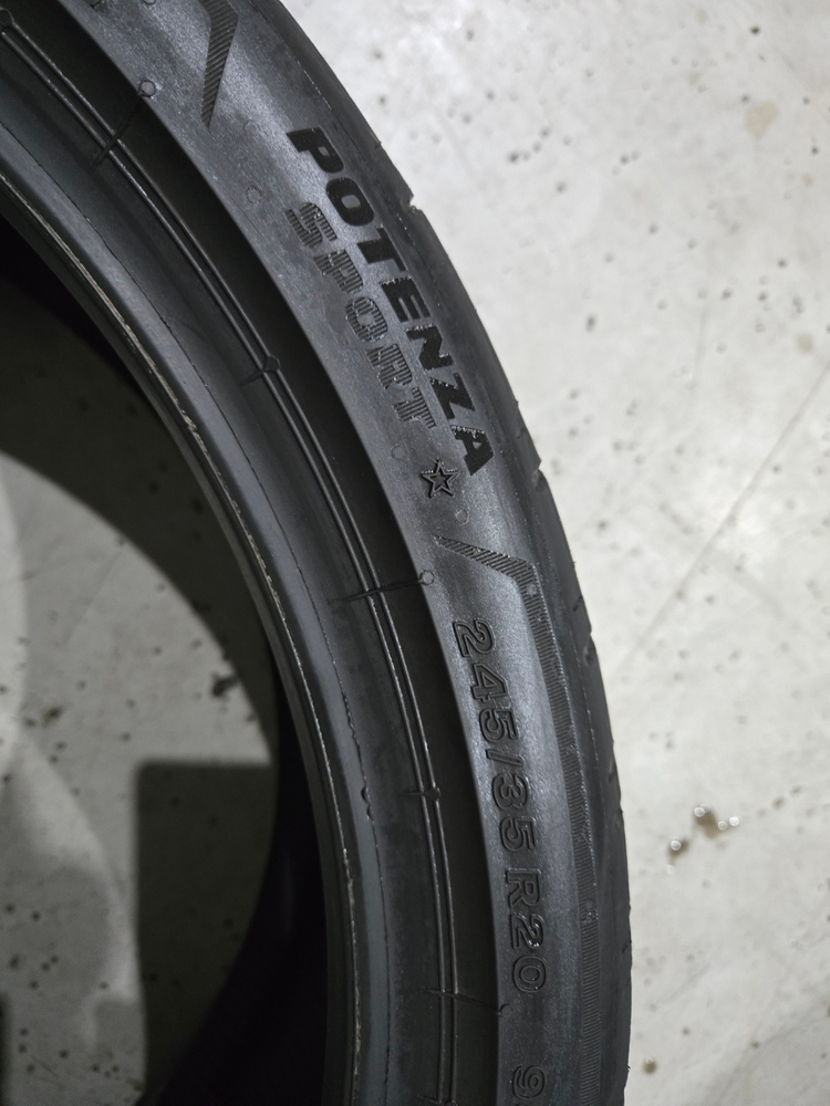 245 35 20 275 30 20 브릿지스톤 포텐자스포츠 중고타이어 한대분 판매합니다 이미지