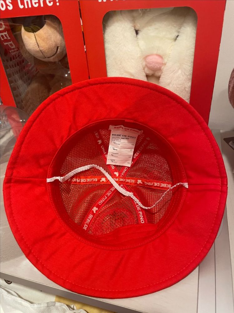 베베드피노 뿔딸기 모자 이미지