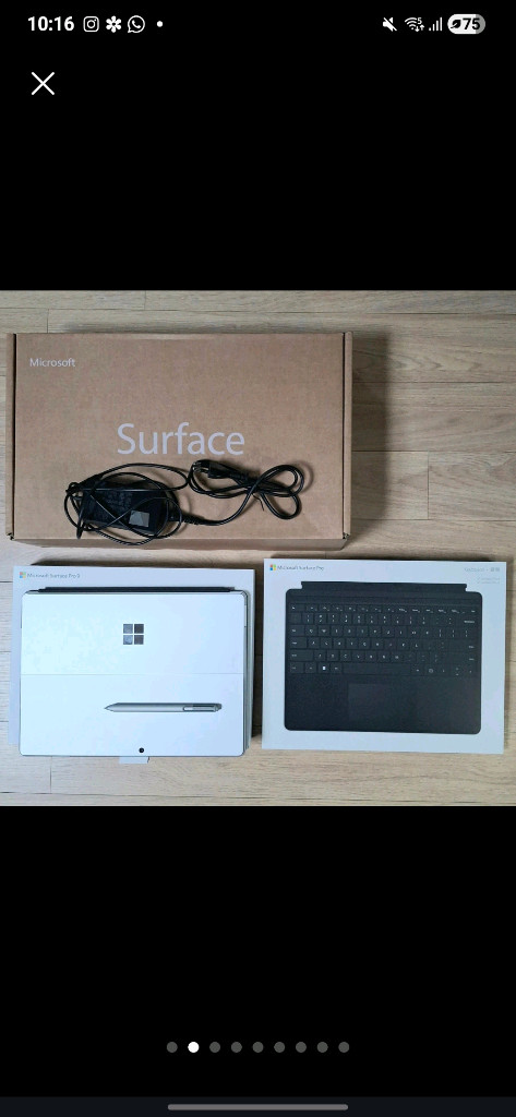 서피스 프로 9 i5-1235U. 최상급 상태(S 등급), 새것과 같습니다. 이미지