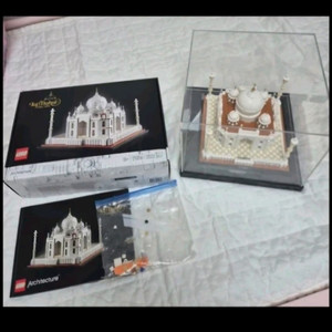 레고 아키텍처 타지마할 21056정품) 레고 타지마할 + 맞춤 아크릴 장식 케이스 포함 이미지