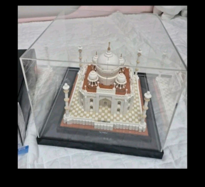 레고 아키텍처 타지마할 21056정품) 레고 타지마할 + 맞춤 아크릴 장식 케이스 포함 이미지