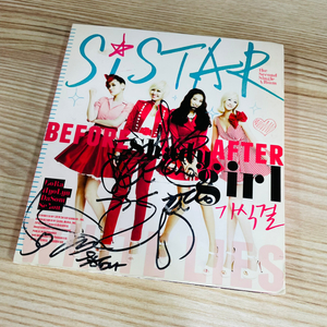 [친필싸인앨범] 씨스타 Sistar 싱글 2집 - 가식걸 'Shady Girl' (효린, 소유 싸인) 이미지