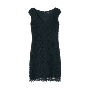 로렌 랄프 로렌 플로럴 레이스 브이넥 슬리브리스 원피스 딥그린 이미지