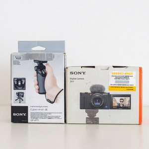 소니 ZV-1 디지털 카메라와 슈팅그립 세트 판매해요 이미지