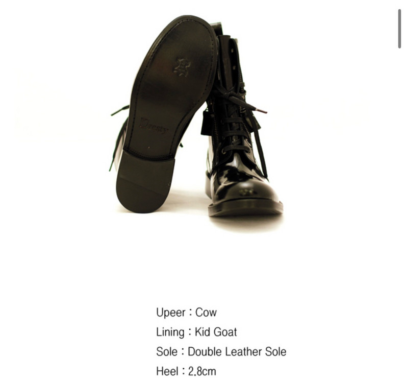 드레스티 더블지퍼 글로시 부츠 (275) 이미지