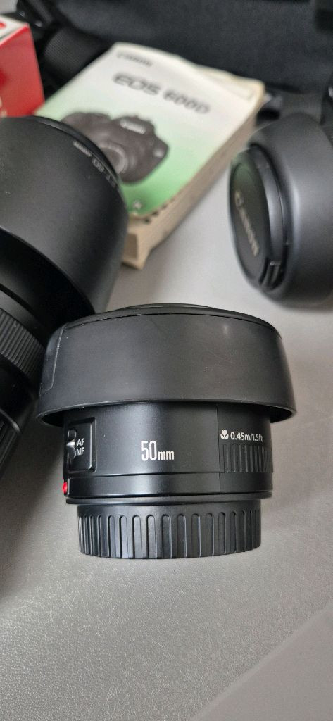 DSLR 캐논 600D 렌즈3개 풀세트 이미지