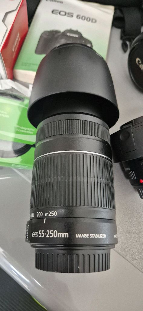 DSLR 캐논 600D 렌즈3개 풀세트 이미지
