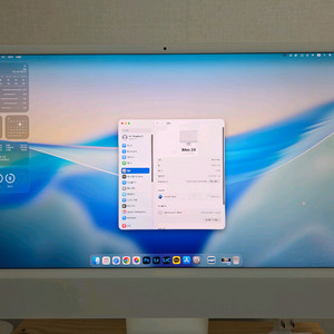 애플 아이맥 24 M3 16GB 500GB 풀박스 이미지