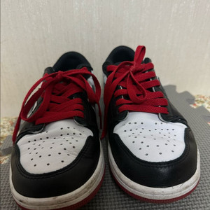 나이키 에어 조던 1 레트로 로우 블랙토 260사이즈 이미지