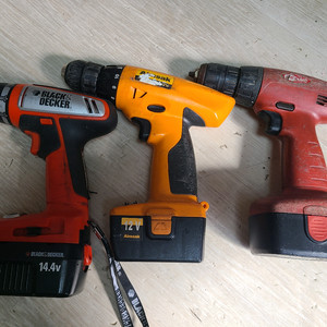 전동 드릴 3종류 (블랙앤데커, 아임삭, 계양) 개당 이미지