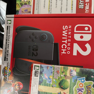 스위치2 마리오카트 에디션과 포코피아 둘다 미개봉 이미지