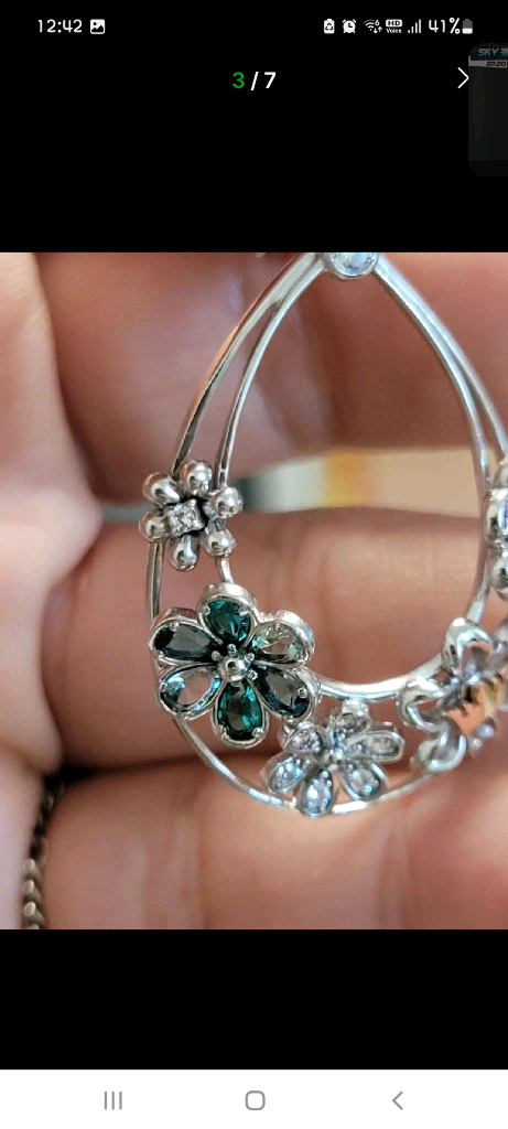 제이에스티나 14k+s925 믹스 목걸이 귀걸이 세트 이미지