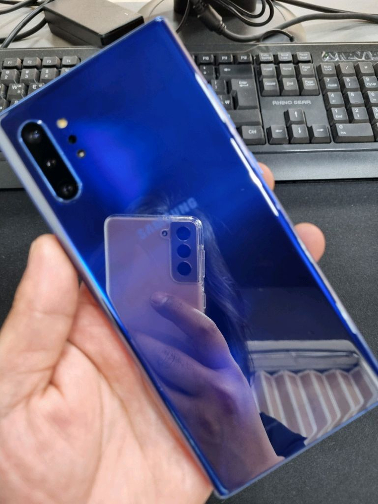 갤럭시 노트10플러스 무잔상 깨끗한 중고폰 싸게팔아요 이미지