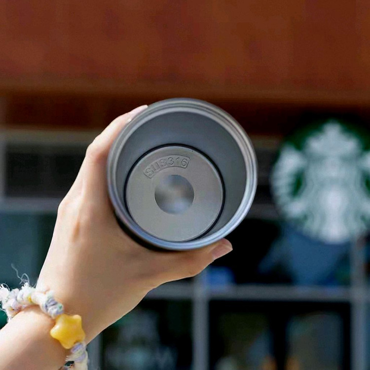 스타벅스 텀블러 보온병 물병 남여공용 선물용도 블랙 이미지