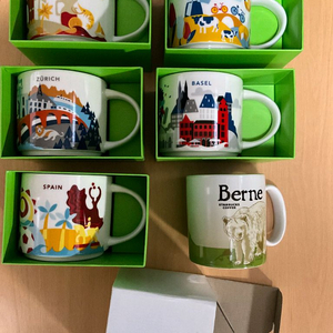 스타벅스 시티 머그 컵(스페인,네덜란드,베른 등) 이미지