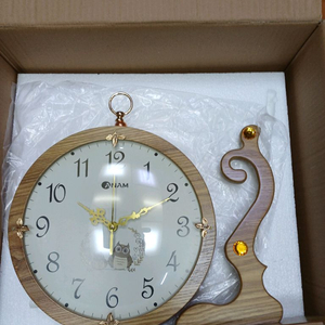 아남 양면 무소음 럭셔리 엔틱 벽시계 새제품 저렴하게 드립니다~ 이미지