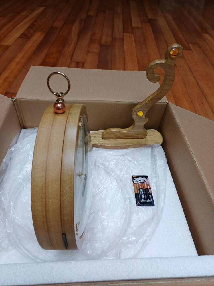 아남 양면 무소음 럭셔리 엔틱 벽시계 새제품 저렴하게 드립니다~ 이미지