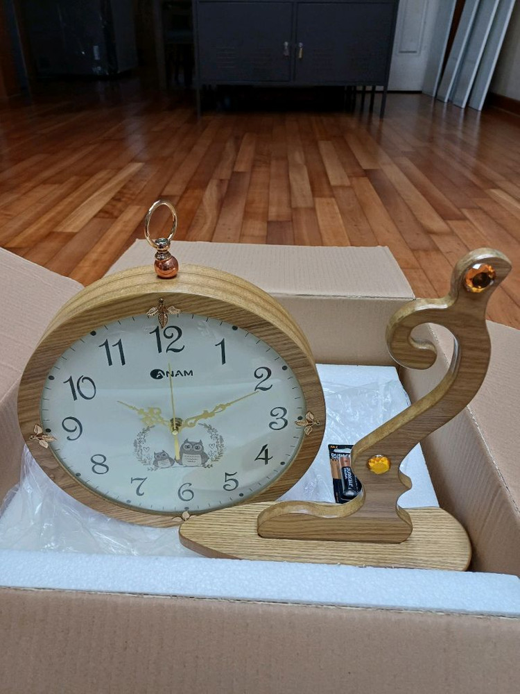 아남 양면 무소음 럭셔리 엔틱 벽시계 새제품 저렴하게 드립니다~ 이미지