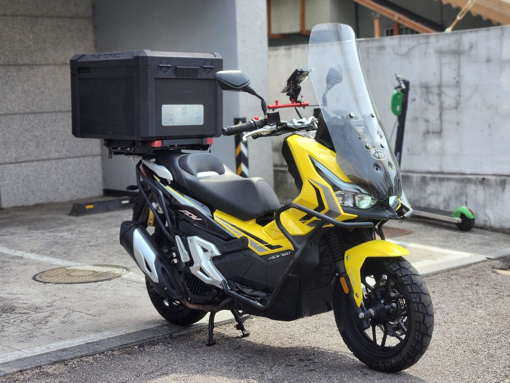 25년식/한솜adv150cc/2만/배달세팅/앞뒤블박/컨디션최고매물팝니다 이미지