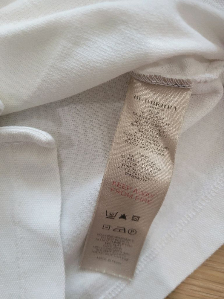 버버리 키즈 여아 인소매 폴로 티셔츠 4T 100사이즈 이미지