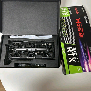 이엠텍 HV 지포스 RTX 3080 BLACK MONSTER OC D6X 10GB 이미지