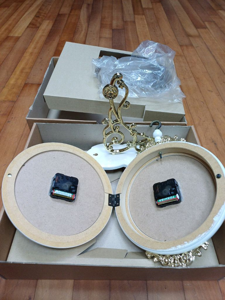 아남 양면 무소음 엔틱 벽시계 새제품 저렴하게 드립니다~ 이미지