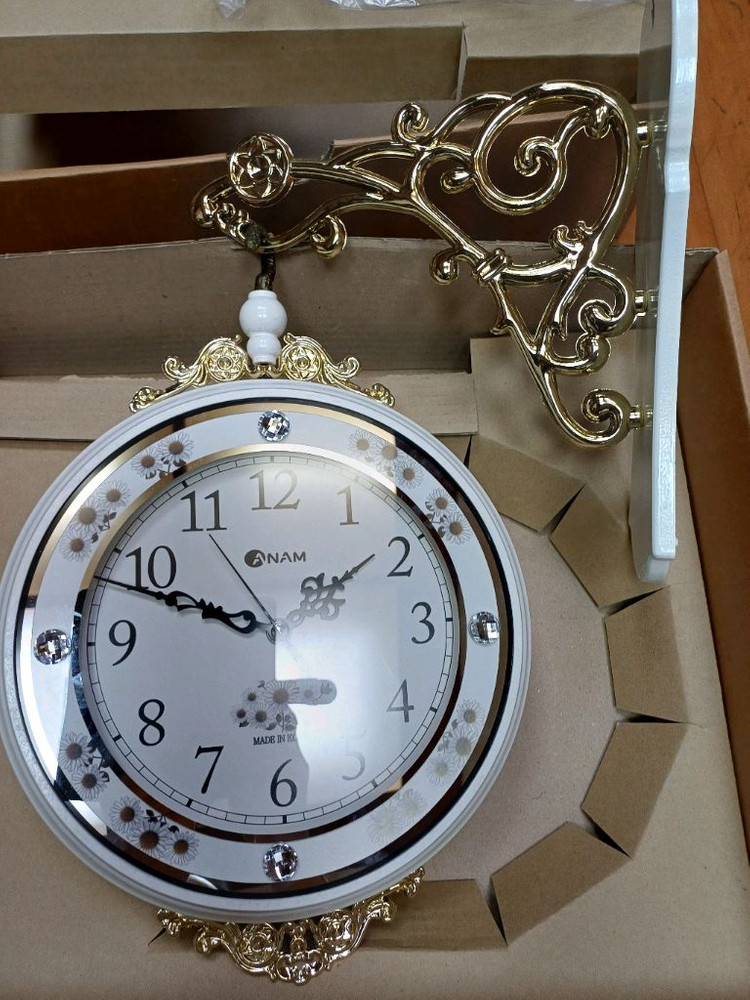 아남 양면 무소음 엔틱 벽시계 새제품 저렴하게 드립니다~ 이미지